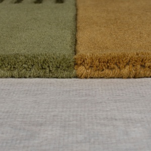 Килим ромбовиден зелен/многоцветен 200X290 см, Flair Rugs - Img 5