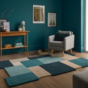Килим Collage Teal 150X240 см, Flair Rugs