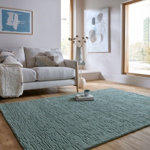Килим, Harris Boucle Wool Flair Rugs, син, 160x230 см