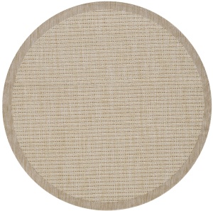 Кръгъл килим Giza Beige 120x120 cm - Img 1