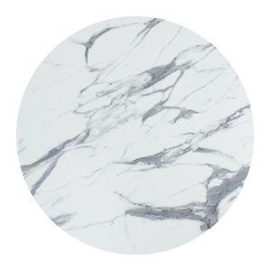 Кръгъл плот за маса Solace B Pako World White 60x60x2,5 cm