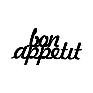 Метална декорация за стена Bon Appetit Bon Appetit 1 Black 50x30 cm - Img 2