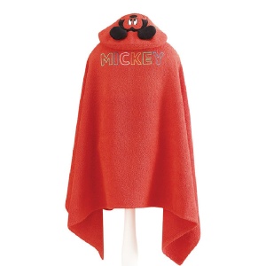 Плажна кърпа пончо с качулка Мики 75x130 см (100% памук)