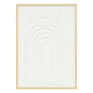 Платно в рамка Bobby Pako World White 50x2.6x70 cm