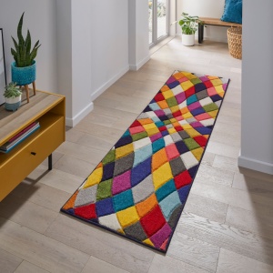 Пътека Rhumba Многоцветна 66X230 см, Flair Rugs - Img 2
