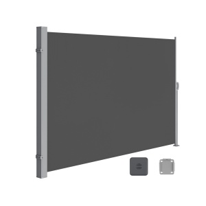 Странична тента Songmics Сива 180x350 см