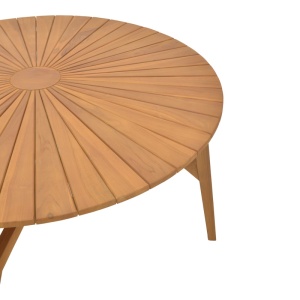 Трапезен комплект от 7 части, Banou-Colen, Pako World, естествен цвят, 150x75 см - Img 8
