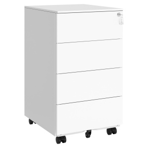 Шкаф за бюро Fiset White Songmics 39x45x69,4 cm
