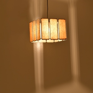 Boxfo кафява пресована хартия и желязо Boxfo Lustrade 32x32x123 cm - Img 2