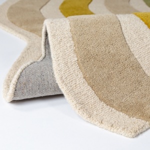 Covor Cascade Wool Verde 200x290 cm - Img 3