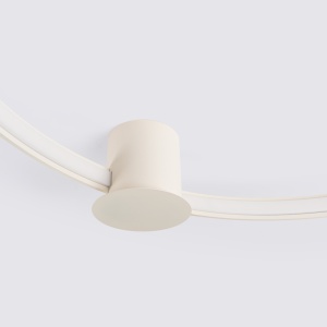LED полилей 3000K, Rio 78, бежов, 78x84x13 см - Img 4