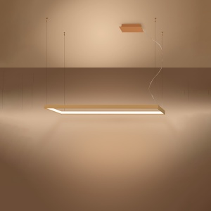 LED полилей 3000K, Tuula, златист, 130x40x150 см - Img 3