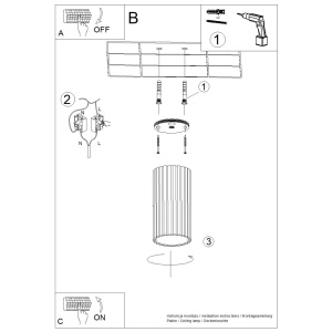 LED полилей 4000K, Ivar, маслинено зелен, 6.4x6.4x12 см - Img 3