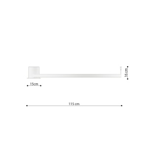 LED полилей 4000K, Rio 110, маслинено зелен, 110x115x16 см - Img 9