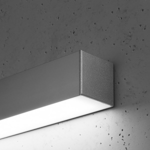 LED стенна аплика 4000K, Pinne, сив, 200x6x6 см - Img 5
