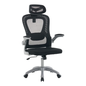 Scaun birou, Delilah, Negru, 61x62x110 cm