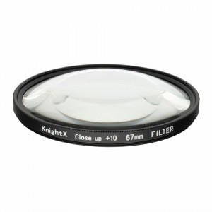 Filtru Macro Close Up +10 KnightX 67 mm Sticla optica SLIM