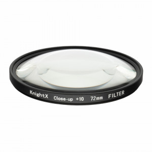 Filtru Macro Close Up +10 KnightX 72mm Sticla optica SLIM