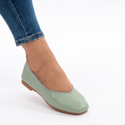 Balerini Piele Naturala AN9178 Verde
