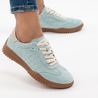 Pantofi Sport Piele Naturala Blue AN25981