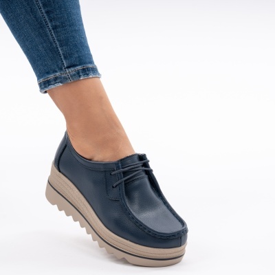 Pantofi Talpa Ortopedica Piele Naturala Navi 1-1151