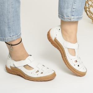 Sandale Piele Naturala Camel AN2856
