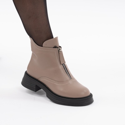 Ghete Piele Naturala Bej 087 010