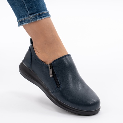 Pantofi Talpa Flexibila Piele Naturala 8811 Navi