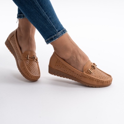 Balerini Piele Naturala 228 Camel