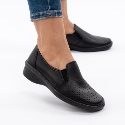 Pantofi Sport Piele Naturala 02-12 Negru