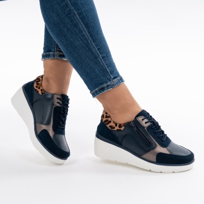 Pantofi Talpa Ortopedica Piele Naturala 9189 Navi