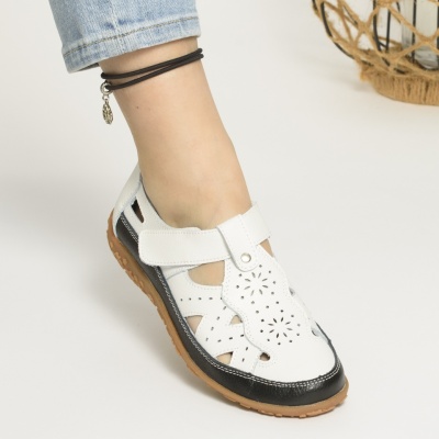 Pantofi Tip Sandale Piele Naturala Negre AN2857
