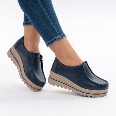 Pantofi Talpa Ortopedica Piele Naturala Navi 1-1151