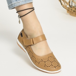Sandale Piele Naturala Camel AN2858