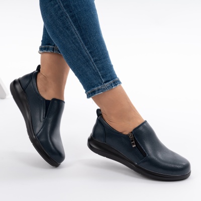 Pantofi Talpa Flexibila Piele Naturala 8811 Navi