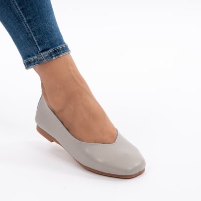 Balerini Piele Naturala AN9178 Gri