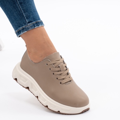 Pantofi Piele Naturala Talpa RELAX F002-534 Maro