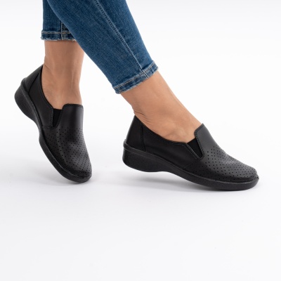 Pantofi Sport Piele Naturala 02-12 Negru