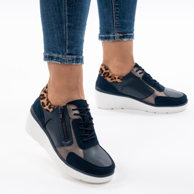 Pantofi Talpa Ortopedica Piele Naturala 9189 Navi