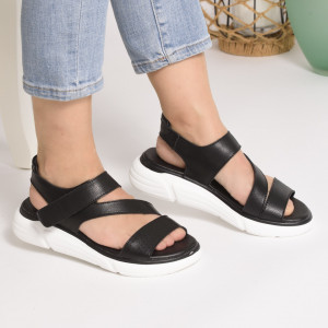 Sandale Piele Naturala F002-271 Negre