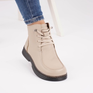 Ghete Piele Naturala Bej 7002