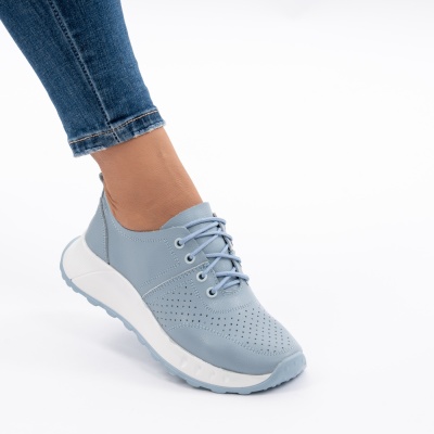 Pantofi Casual Piele Naturala Blue AN2551