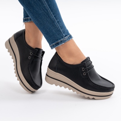 Pantofi Talpa Striată Piele Naturala MM217