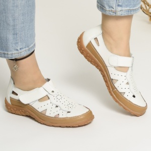 Sandale Piele Naturala Camel AN2857