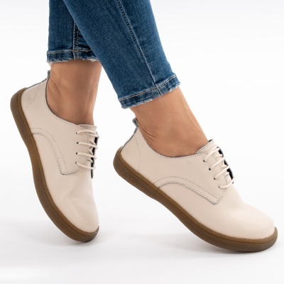 Pantofi Casual Piele Naturala COD 205 Bej
