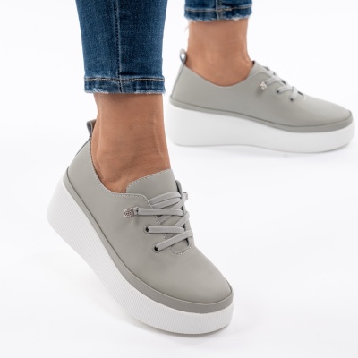 Pantofi Piele Naturala Talpa Comoda Verde F001-930