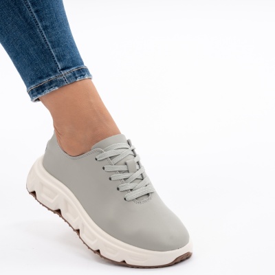 Pantofi Piele Naturala Talpa RELAX F002-534 Verde