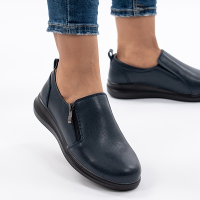 Pantofi Talpa Flexibila Piele Naturala 8811 Navi