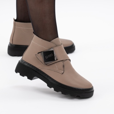 Ghete Piele Naturala Bej 011 619-4040
