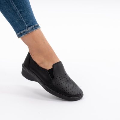 Pantofi Sport Piele Naturala 02-12 Negru